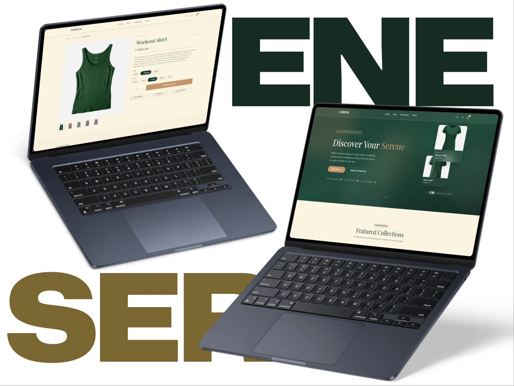 Custom Shopify Store Development for Serene Apparel Brand