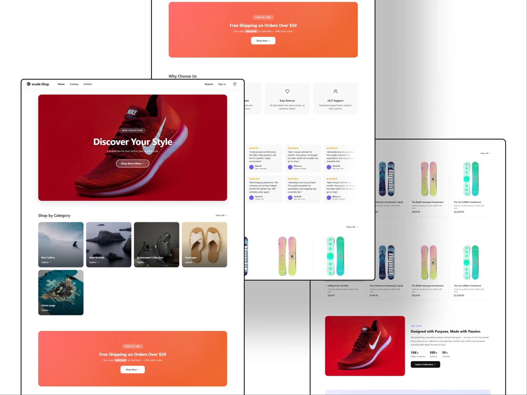 Seamless Shopify Migration & Store Setup | E-Commerce Footwear