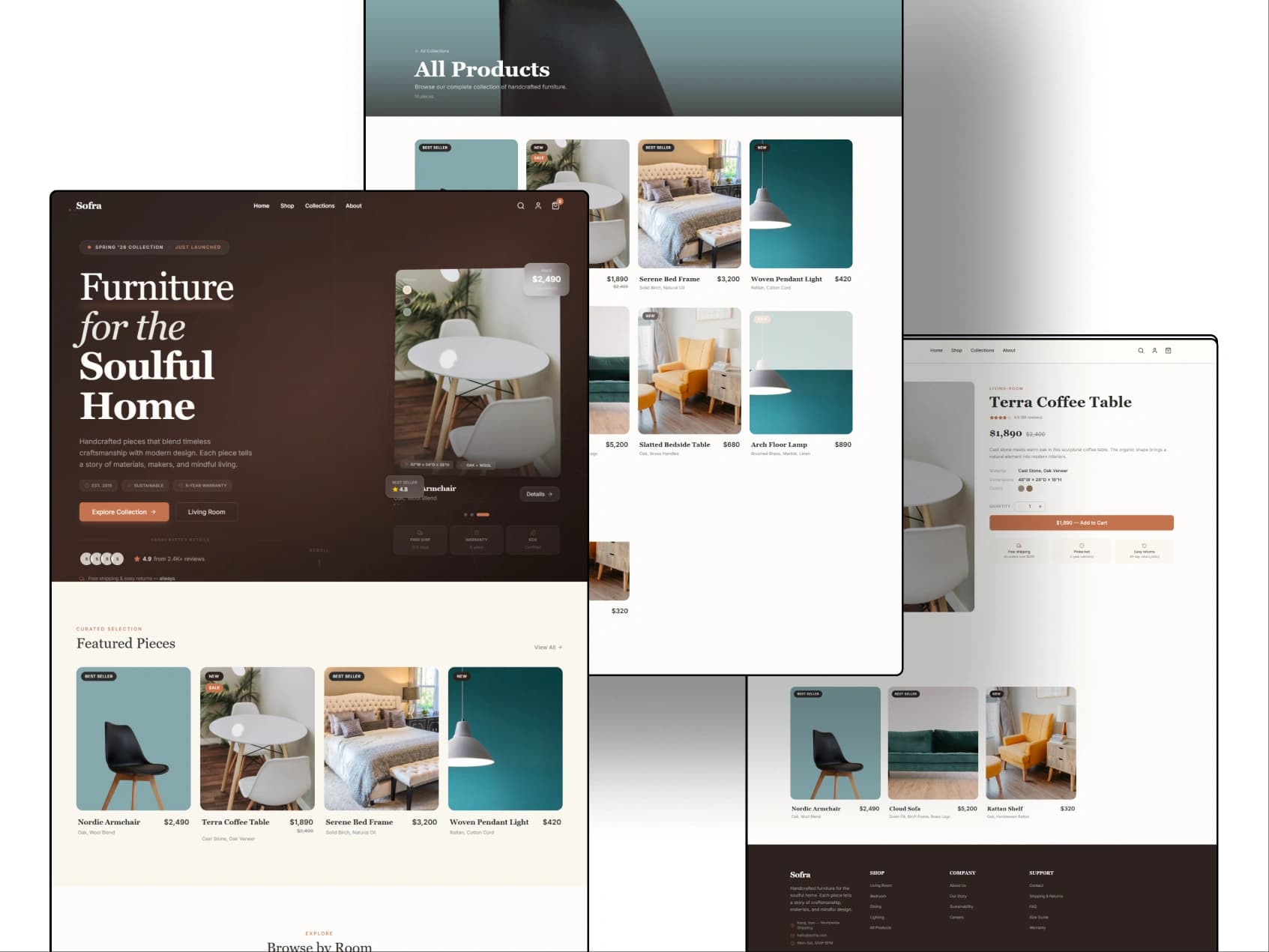 Sofra: Custom Shopify Plus Store for Luxury Furniture