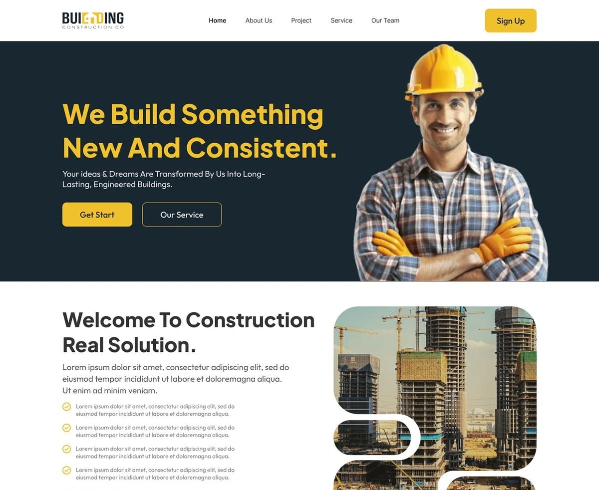 UI/UX Design for Corporate Websites